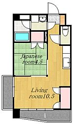 グランシエル鴨池 1LDKの間取図画像