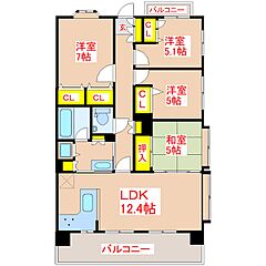 物件の間取り