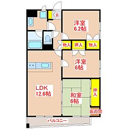 ロイヤルシティ23 2階/-