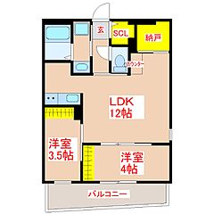 物件の間取り