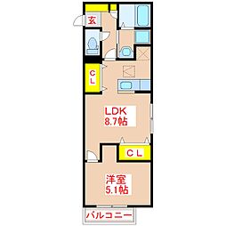 ラピス下荒田 1階