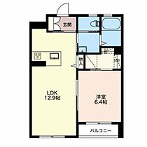 フェリス  ｜ 長野県松本市笹部 2丁目（賃貸マンション1LDK・2階・46.05㎡） その2