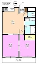 ヴィラ安曇野  ｜ 長野県松本市中条（賃貸マンション2DK・2階・39.33㎡） その2