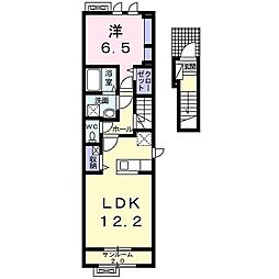 ビオーラエムディ館 1LDKの間取図画像