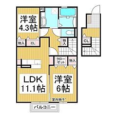 物件の間取り