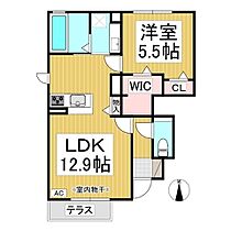 ジラソーレ  ｜ 長野県長野市大字大豆島（賃貸アパート1LDK・1階・45.74㎡） その2