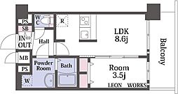 プレサンス京橋GREEN YARDアルミラ 7階