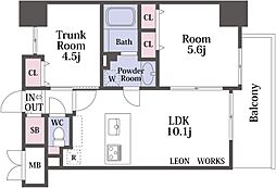 Louis Residence 弁天町 4階