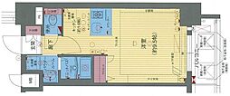 プレサンス新大阪クレスタ 1Kの間取図画像