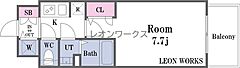 物件の間取り