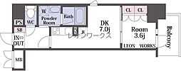 K-COURT谷町四丁目 9階/906