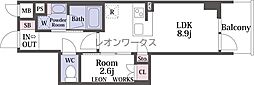 K-COURT谷町四丁目 5階/509