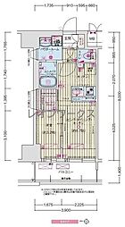 プレサンス桜ノ宮イーサリアル 1LDKの間取図画像