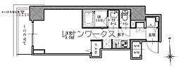 S-RESIDENCE谷町五丁目 1Kの間取図画像