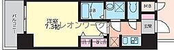 S-RESIDENCE三国WEST 1Kの間取図画像