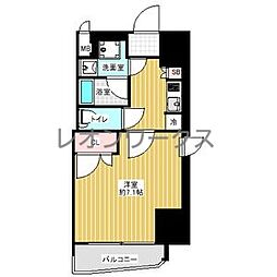 W-STYLE大阪天満宮 1Kの間取図画像