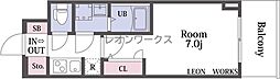 S-RESIDENCE難波大国町Deux 7階/702