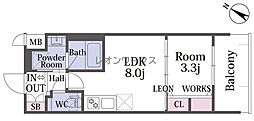スプランディッド中之島DUE 7階/702