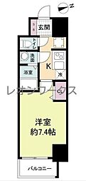 スペーシア日本橋東 1Kの間取図画像