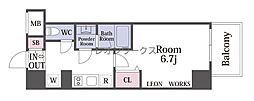 GranBridgeDempo 1Kの間取図画像