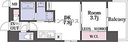 DimoraNamba 1DKの間取図画像