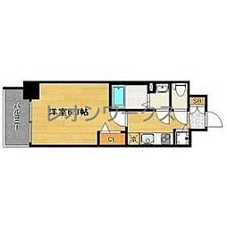 プレサンス高津公園ディオ 1Kの間取図画像