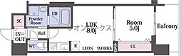 スプランディッド大阪ベイサイドDUE 1LDKの間取図画像