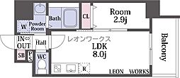 ArtizA瓦屋町II 8階