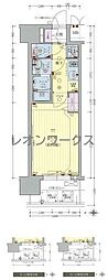 プレサンス松屋町駅前デュオ 1Kの間取図画像