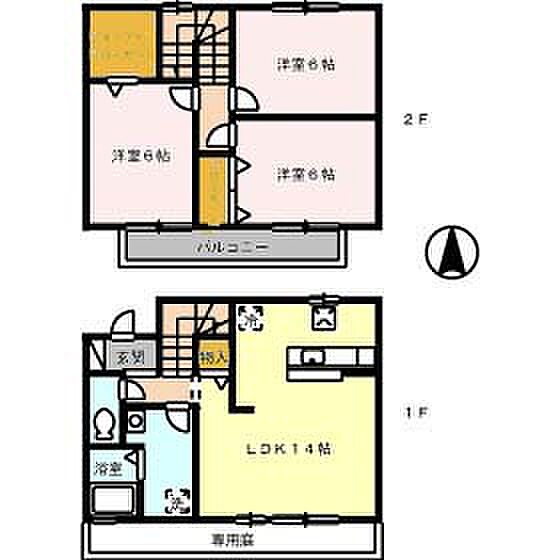 ローズコート南久万 111｜高知県高知市南久万(賃貸テラスハウス3LDK・1階・78.49㎡)の写真 その2