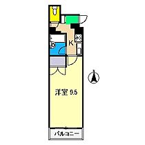 カーサグラン高知 306 ｜ 高知県高知市知寄町1丁目（賃貸マンション1K・3階・26.50㎡） その2