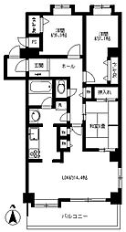 エスタシオン草加松原 3LDKの間取図画像