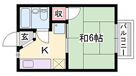 シラサギ  ｜ 兵庫県姫路市坊主町（賃貸アパート1K・1階・19.44㎡） その2