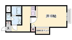 STAGE1  ｜ 兵庫県姫路市白国1丁目（賃貸アパート1K・2階・32.30㎡） その2