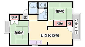 ビューバレー車谷  ｜ 兵庫県姫路市飾磨区中野田3丁目（賃貸アパート2LDK・2階・53.46㎡） その2