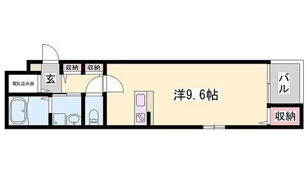 ブリーズコート城北 ｜兵庫県姫路市野里(賃貸マンション1K・1階・35.70㎡)の写真 その2