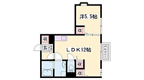 リビングタウン古坂弐番館  ｜ 兵庫県加西市北条町古坂6丁目（賃貸アパート1LDK・1階・43.70㎡） その2