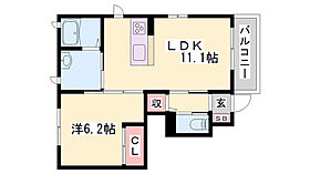 ベルクール加東B  ｜ 兵庫県加東市喜田1丁目（賃貸アパート1LDK・1階・43.05㎡） その2