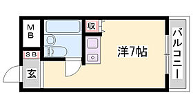 デアリックス広畑  ｜ 兵庫県姫路市広畑区東新町1丁目（賃貸マンション1R・5階・16.77㎡） その2