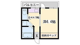 ヒルハイツ　B棟  ｜ 兵庫県加東市山国（賃貸アパート1DK・2階・19.26㎡） その2