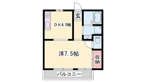 サニーベル ｜兵庫県たつの市龍野町中村(賃貸アパート1DK・2階・30.91㎡)の写真 その1