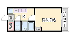 ジュネス城北新町III  ｜ 兵庫県姫路市城北新町1丁目（賃貸マンション1K・4階・20.03㎡） その2