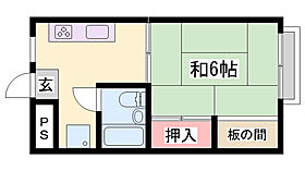 ユニハイツ田村I  ｜ 兵庫県姫路市西中島（賃貸アパート1K・2階・23.00㎡） その2