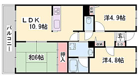 コムロワイヤル姫路幸町  ｜ 兵庫県姫路市幸町（賃貸マンション3LDK・4階・60.60㎡） その2