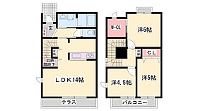 プチウエストIIIF棟  ｜ 兵庫県相生市ひかりが丘（賃貸アパート3LDK・1階・84.61㎡） その2