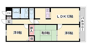 パティオ太子  ｜ 兵庫県揖保郡太子町東出（賃貸マンション3LDK・3階・65.00㎡） その2