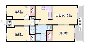 アルコラカーサ構  ｜ 兵庫県姫路市飾磨区構5丁目（賃貸マンション3LDK・2階・60.50㎡） その2