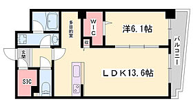 KS　Grand　River  ｜ 兵庫県姫路市忍町（賃貸マンション1LDK・3階・52.27㎡） その2