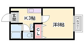 アリヴィオI番館  ｜ 兵庫県加西市北条町横尾（賃貸アパート1K・2階・26.49㎡） その2