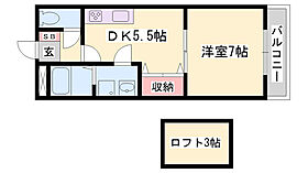 ガーデンホームオーブ  ｜ 兵庫県姫路市的形町的形（賃貸アパート1DK・2階・30.96㎡） その2